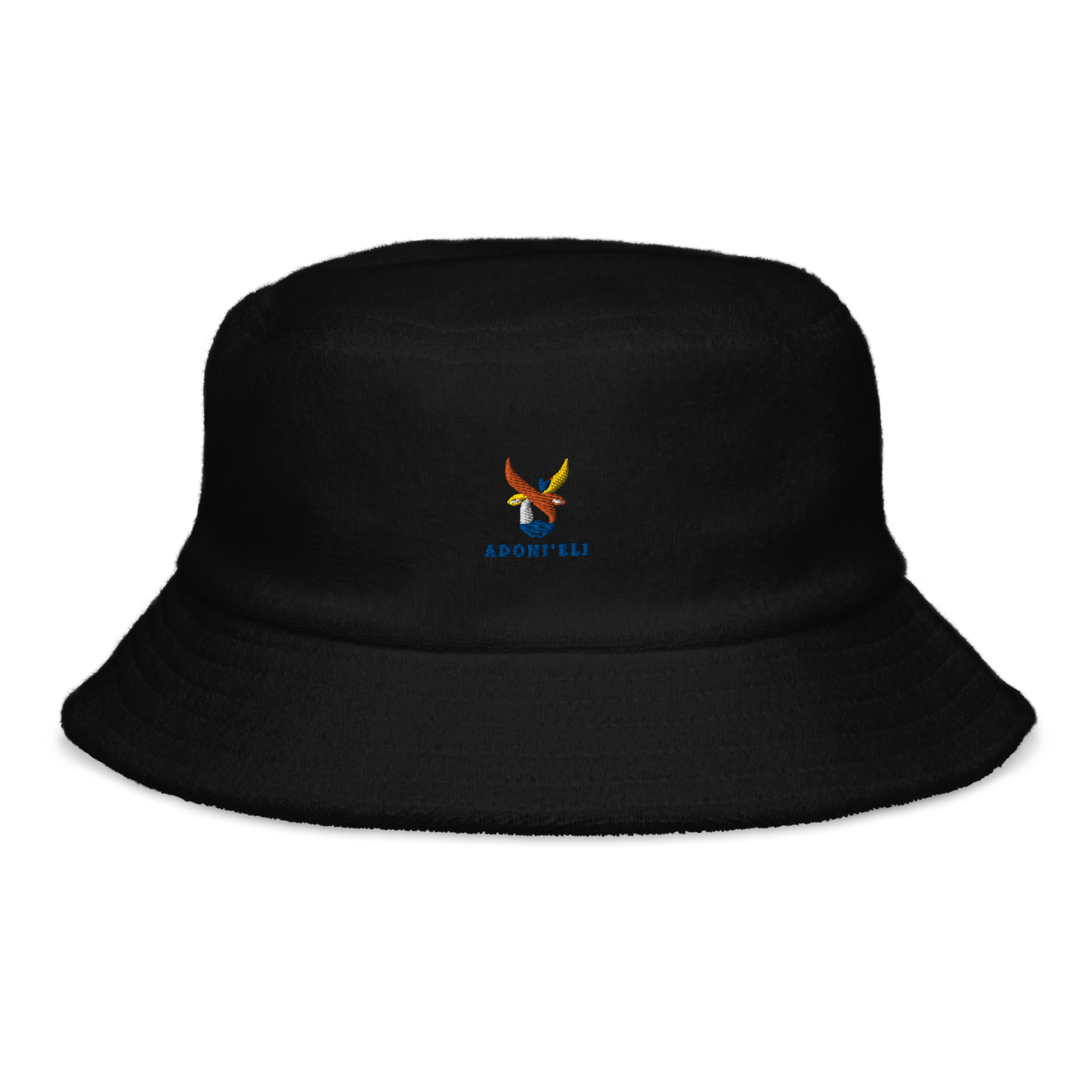 ALEPH LOGO terry cloth bucket hat