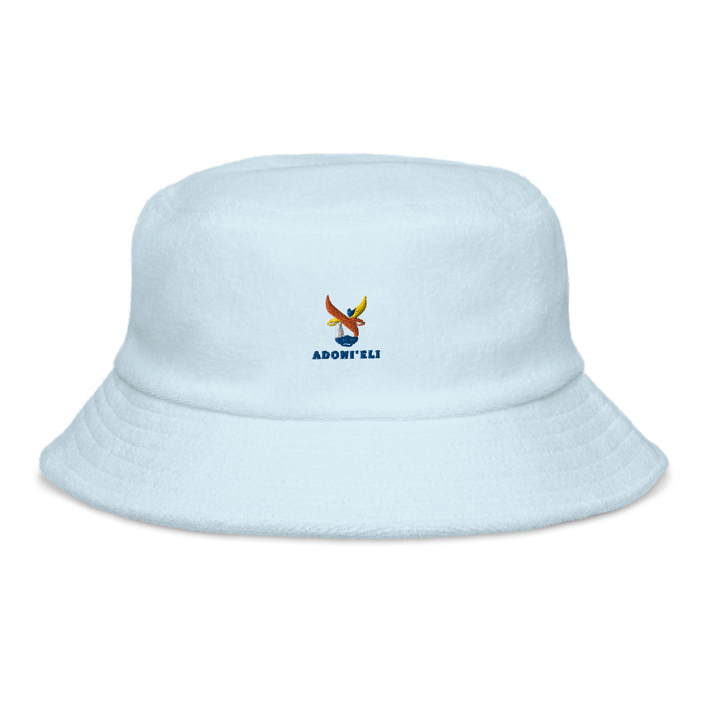 ALEPH LOGO terry cloth bucket hat